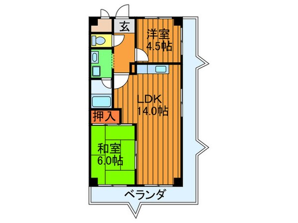 ＳＵＮミネマツの物件間取画像